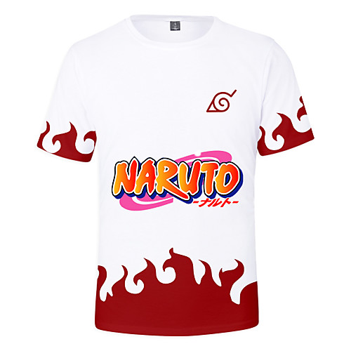 

Inspired by Naruto Naruto Uzumaki Cosplay Costume T-shirt Terylene Graphic Prints Printing T-shirt For Women's / Men's