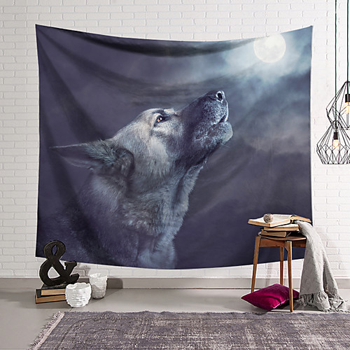 

Wall Tapestry Art Decor Blanket Curtain Hanging Home Bedroom Living Room Decoration Polyester Dog