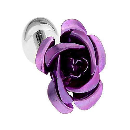 

epinki cufflinks for men purple flower cufflinks shirt business men jewelry gift box