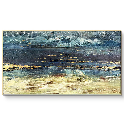 

100% Hand painted Abstract Rectangle Painting 100% Hand Painted Oil Painting On Canvas Modern Wall Art For Bedroom House Decoration