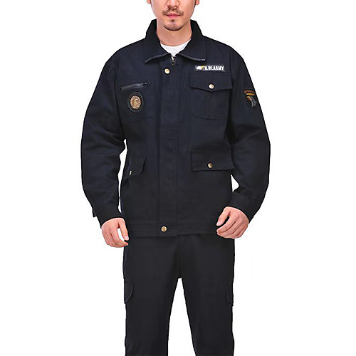 

Men's Hiking Shirt / Button Down Shirts Hiking Jacket with Pants Outdoor Quick Dry Lightweight Breathable Sweat wicking Pants / Trousers Top Clothing Suit Fishing Climbing Running Dark Blue