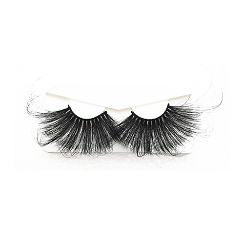 

100% Mink Eyelashes False Eyelashes Criss-cross Natural Fake Lashes Length 70mm Makeup 3D Mink Lashes Extension Eyelash Beauty