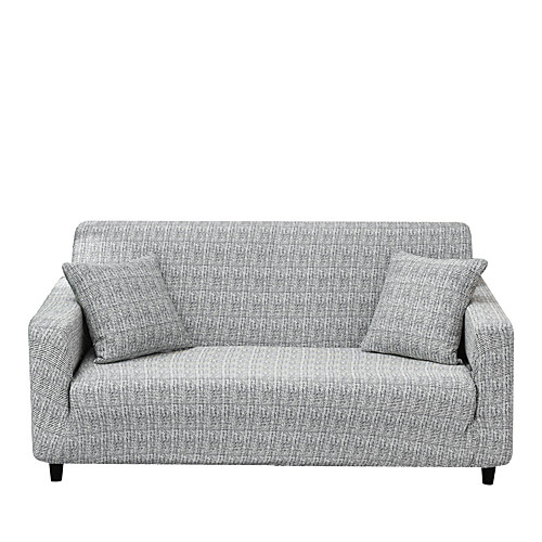 

Sofa Cover Contracted Print Dustproof Stretch Slipcovers Stretch Super Soft Fabric Couch Cover Fit for 1 to 4 Cushion Couch and L Shape Sofa (You will Get 1 Throw Pillow Case as free Gift)