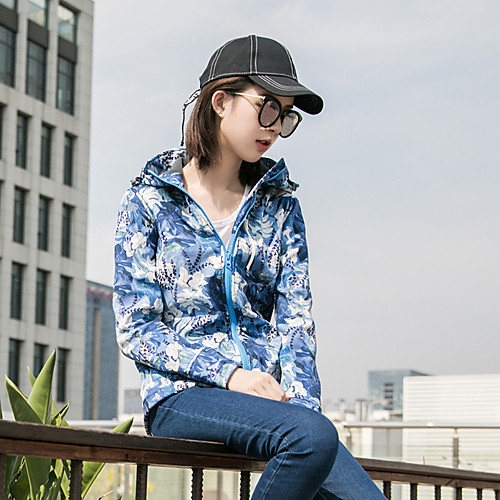 

Women's Hiking Softshell Jacket Hiking Windbreaker Hiking Fleece Jacket Winter Outdoor Camo Waterproof Windproof Fleece Lining Warm Hoodie Winter Jacket Top Fleece Fishing Climbing Running Yellow