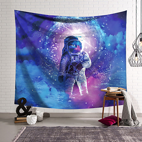 

Wall Tapestry Art Decor Blanket Curtain Hanging Home Bedroom Living Room Decoration Polyester Astronaut