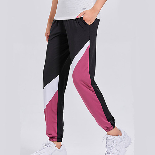 

Women's Sweatpants Jogger Pants Color Block Drawstring Pocket Spandex Color Block Sport Athleisure Pants / Trousers Pants Bottoms Moisture Wicking Quick Dry Breathable Soft Comfortable Everyday Use