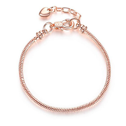 

Chain Bracelet Snake Heart Simple Alloy Bracelet Jewelry Rose Gold / Gold / Silver For Date Festival