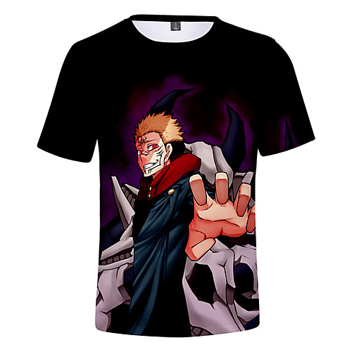 

Inspired by Jujutsu Kaisen Cosplay Cosplay Costume T-shirt Terylene 3D Printing T-shirt For Women's / Men's
