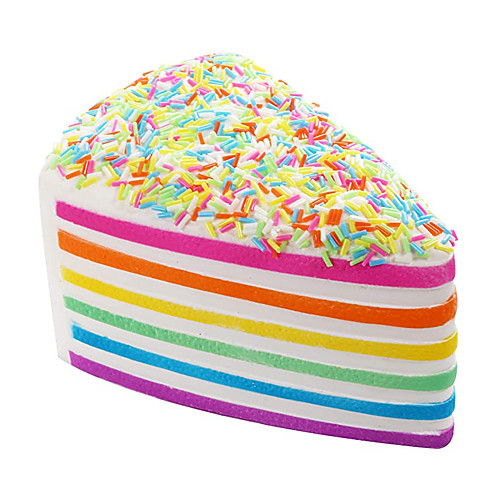 

5.8 Inches Squishies Cake Rainbow Jumbo Slow Rising Kawaii Scented Cheese Squishies 1PCS