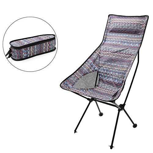 

Camping Chair Multifunctional Portable Breathable Ultra Light (UL) Aluminum Alloy for 1 person Fishing Beach Camping Traveling Autumn / Fall Winter Red Blue