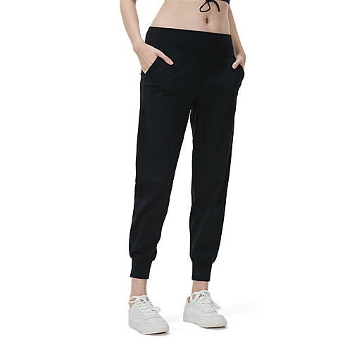

Women's Joggers Jogger Pants Athletic Bottoms Pocket Nylon Fitness Gym Workout Running Training Exercise Breathable Soft Sweat wicking Normal Sport Dark Grey Black Dark Navy Brown Army Green