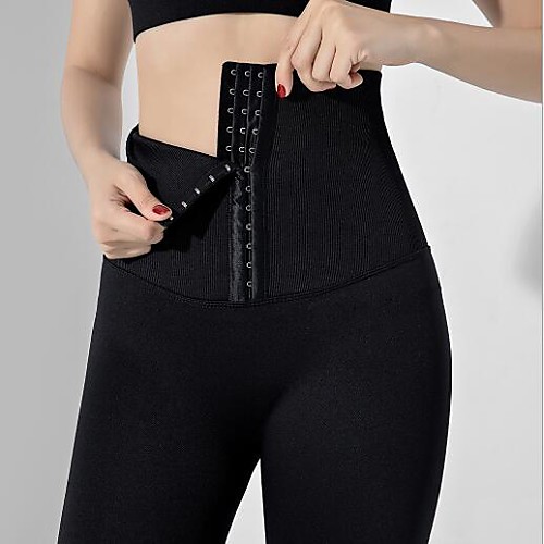 

Women's High Waist Yoga Pants Tights Breathable Quick Dry Solid Color Black Grey Nylon Yoga Fitness Gym Workout Winter Sports Activewear Micro-elastic / Athletic / Athleisure