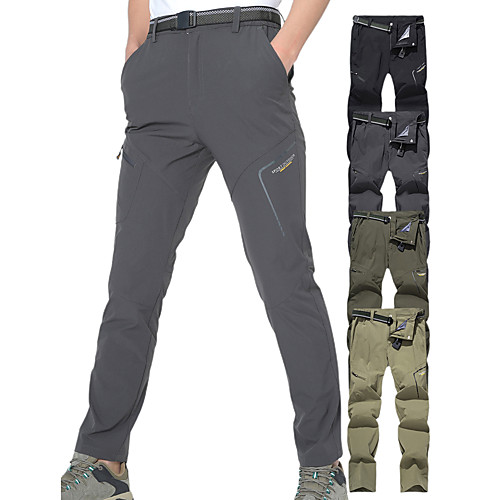 

Men's Hiking Pants Trousers Summer Outdoor Quick Dry Breathable Stretchy Sweat wicking Spandex Bottoms Black Army Green Grey Khaki Hunting Fishing Climbing M L XL XXL XXXL / Wear Resistance
