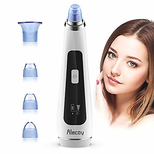 

blackhead remover vacuum blackhead removal tool blackhead vacuum,usb rechargeable face vacuum acne comedone extractor tool pore vacuum cleanser suction tool with led display-suction force for all skin