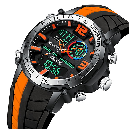 

business sports multi-function dual display men's watch