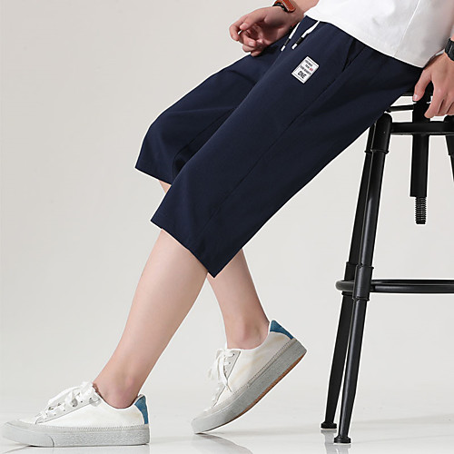 

Men's Hiking Cargo Pants Hiking Cargo Shorts Solid Color Outdoor Regular Fit Breathable Quick Dry Cotton Shorts Bottoms Black Blue Grey Khaki Beach Traveling M L XL XXL XXXL