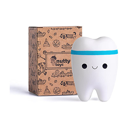 

Slow Rising Jumbo Squishy Tooth Soft Cream Scented Kawaii Stress Relief for Boys Girls Adults Top Valentines Day Gift Idea Best Birthday Present for Kids