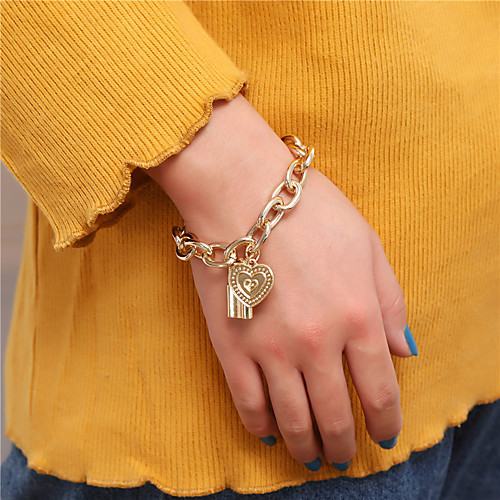 

pendant bracelet alloy chain lock love pendant bracelet bracelet jewelry women