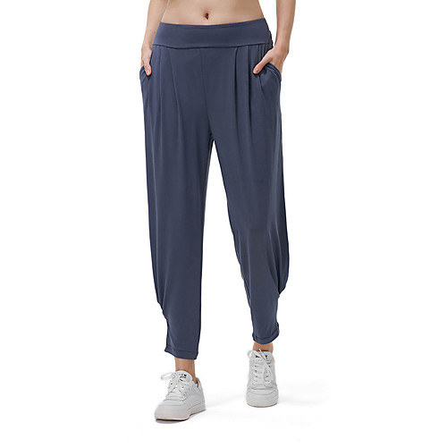 

Women's Joggers Jogger Pants Athletic Bottoms Pocket Fitness Gym Workout Running Training Exercise Breathable Soft Sweat wicking Normal Sport Solid Colored Black Blushing Pink Blue Orange / Stretchy