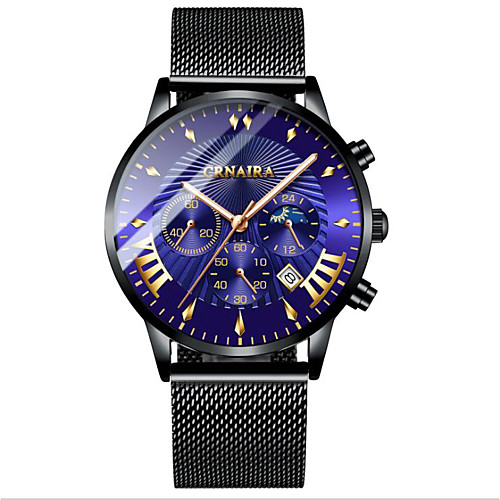 

Men's Dress Watch Analog Quartz Modern Style Calendar / date / day / One Year