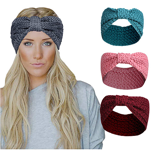 

cross-border europe and america autumn and winter empty top cover warm head hat female ebay amazon new knitted ponytail hat woolen headband