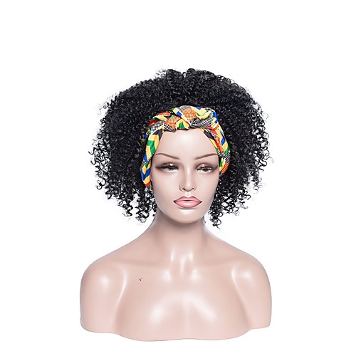 

foreign trade european and american headscarf new wig amazon africa wig female fluffy small curly wig headgear