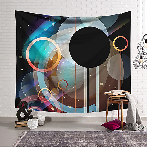 

Wall Tapestry Art Decor Blanket Curtain Hanging Home Bedroom Living Room Modern Colourful Geometric