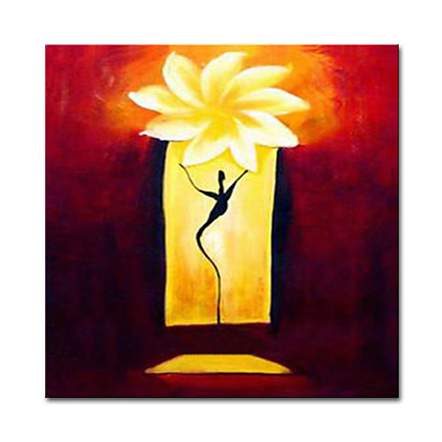 

Mintura Large Size Hand Painted Abstract Flower Oil Painting on Canvas Modern Wall Art Picture For Home Decoration (Rolled Canvas without Frame)