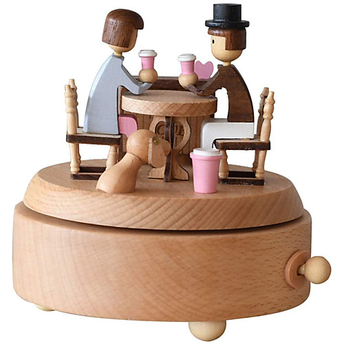 

Music Box 1 pcs Gift Home Decor Wooden For Kid's Adults' Boys and Girls