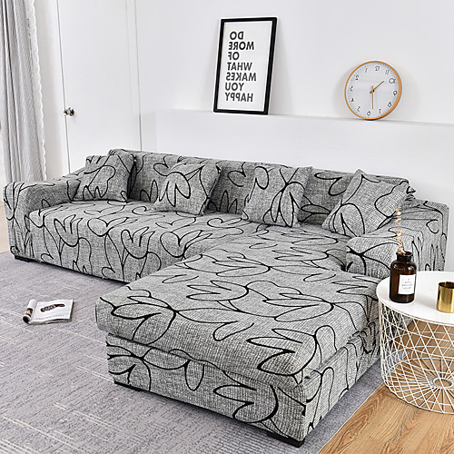 

Sofa Cover 1 Pc Furniture Protector Soft Stretch Sofa Slipcover Spandex Jacquard Fabric Super Fit for 14 Cushion Couch and L Shape SofaEasy to Install(1 Free Cushion Cover)