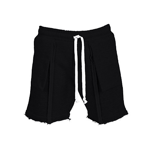 

Men's Casual / Sporty Athleisure Quick Dry Breathable Sports Daily Beach Chinos Shorts Pants Solid Color Short Drawstring Elastic Waist Black Dark Gray Navy Blue Gray