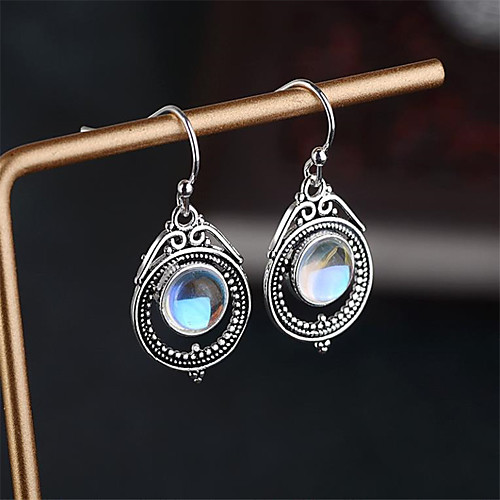 

Women's Hoop Earrings Classic Fashion Romantic Punk Trendy Cute Sweet Earrings Jewelry Silver For Street Gift Date Birthday Festival 1 Pair