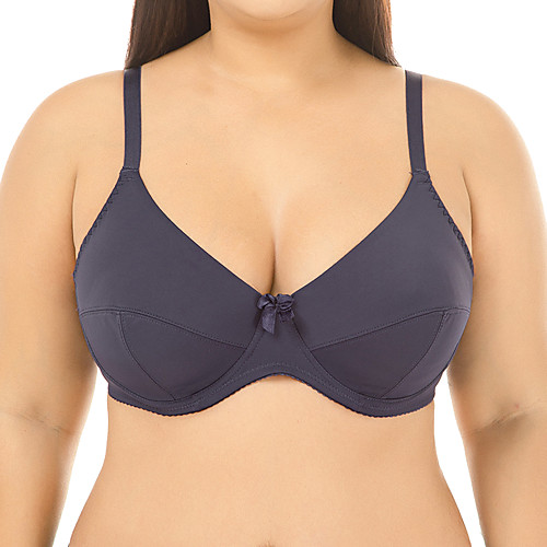 

Women's Push-up 3/4 Cup Bras & Bralettes Sexy Bowknot Fashion White Black Blue