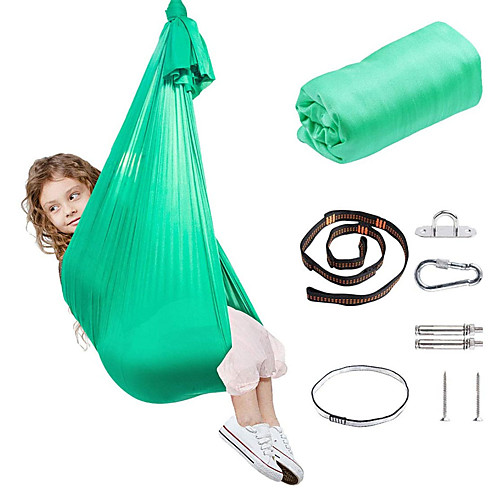 

Indoor Therapy Swing for Kids - Sensory Swing (Hardware Included) for Children with Special NeedsSnuggle Swing Cuddle Hammock for Autism ADHD Asperger's Syndrome and SPD