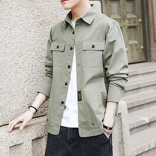 

Men's Hiking Shirt / Button Down Shirts Fishing Shirt Outdoor Lightweight Breathable Quick Dry Sweat wicking Shirt Top Black Green Gray Hunting Fishing Climbing M L XL 2XL 3XL / Long Sleeve