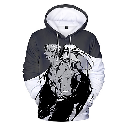 

Inspired by Jujutsu Kaisen Cosplay Cosplay Costume Hoodie Terylene 3D Printing Hoodie For Women's / Men's