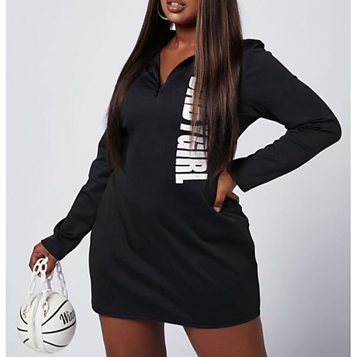 

european and american plus size amazon hot sale net celebrity hot style letter positioning printing bag hip sexy casual plus size dress