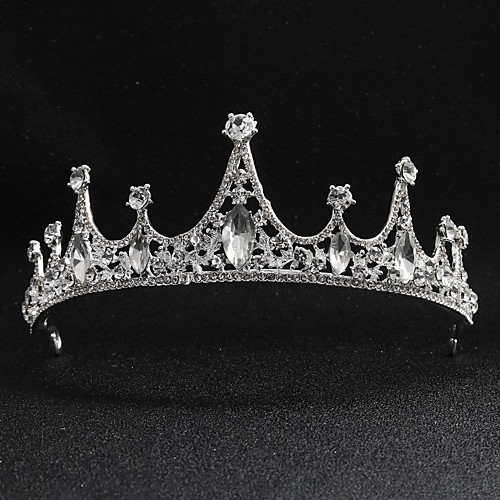 

Wedding Sweet Rhinestone / Alloy Tiaras / Headbands with Crystal / Rhinestone / Split Joint 1 PC Wedding / Party / Evening Headpiece