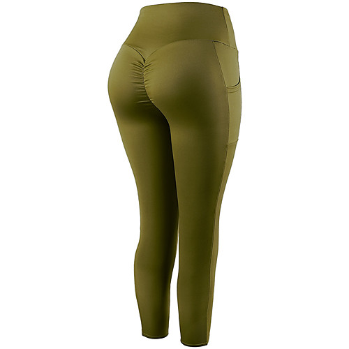 

Activewear Pants Solid Women's Training Running Natural Polyester