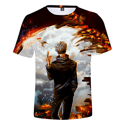 

Inspired by Jujutsu Kaisen Gojo Satoru Cosplay Costume T-shirt Terylene 3D Printing T-shirt For Women's / Men's