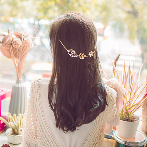 

Classic Retro Alloy Headpiece with Solid 1 Piece Special Occasion / Party / Evening Headpiece