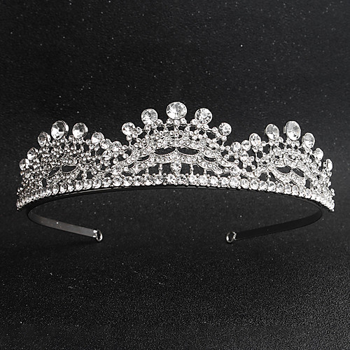 

Glam Wedding Alloy Headpiece with Rhinestone / Trim 1 Piece Wedding / Special Occasion Headpiece