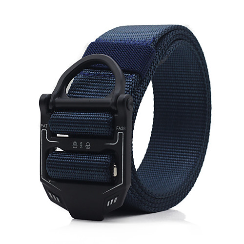 

Belt Men's Military Tactical Belt Wearable Breathable Protective for Solid Colored Nylon Fall Spring Summer