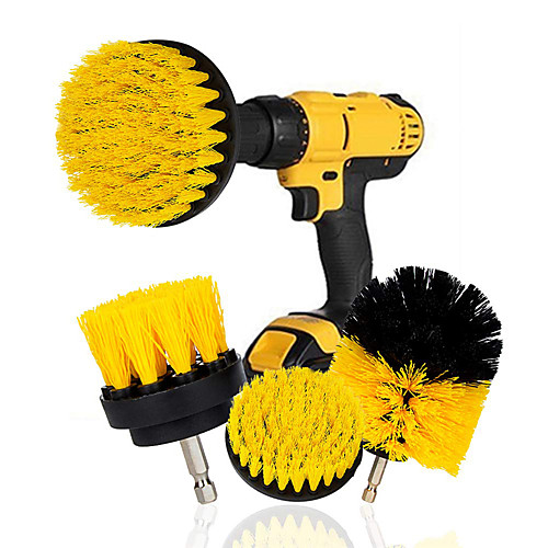 

Electric Scrubber Brush Drill Extension Rod All Purpose Cleaner Car Detailing Brush Tool Rim Brush Set Car Cleaning