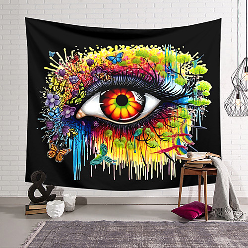 

Wall Tapestry Art Decor Blanket Curtain Hanging Home Bedroom Living Room Decoration Polyester Eye