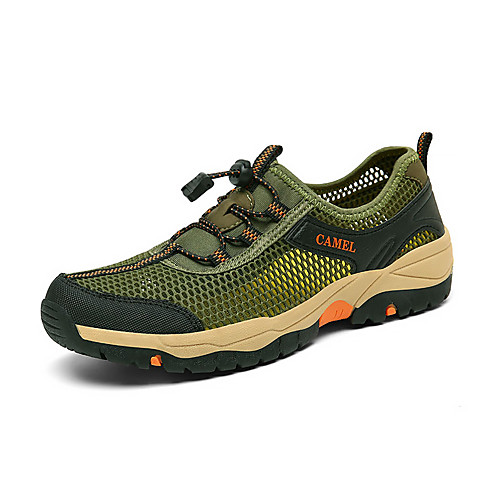 

Men's Running Shoes Hiking Shoes Sneakers Anti-Slip Breathable Wearable Comfortable Hiking Outdoor Exercise Running Spring, Fall, Winter, Summer Black Army Green Grey