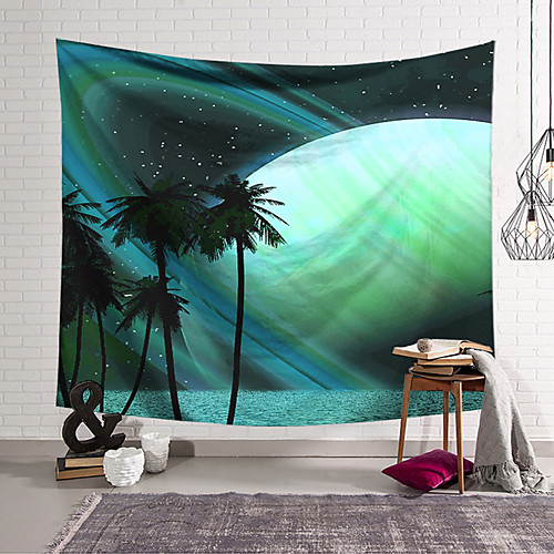 

Wall Tapestry Art Decor Blanket Curtain Hanging Home Bedroom Living Room Decoration Polyester Planet Coconut