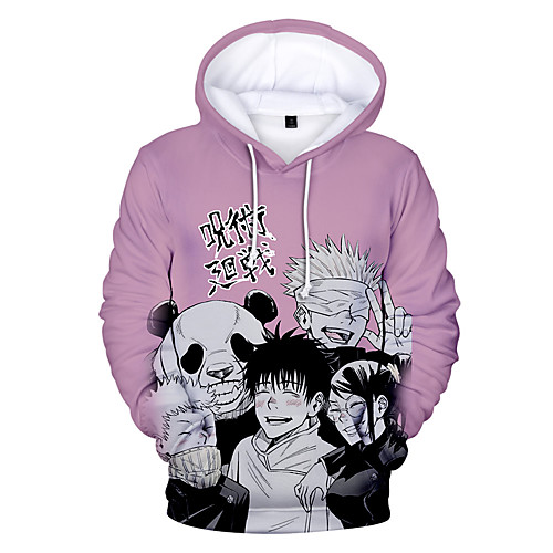 

Inspired by Jujutsu Kaisen Yuji Itadori Cosplay Costume Hoodie Terylene 3D Printing Hoodie For Women's / Men's