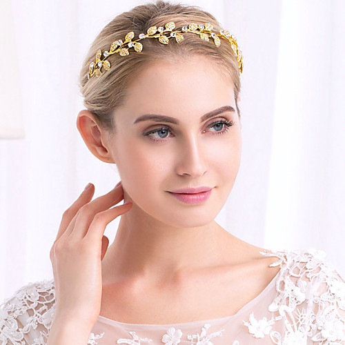 

Glam Wedding Alloy Headpiece with Rhinestone / Trim 1 Piece Wedding / Special Occasion Headpiece