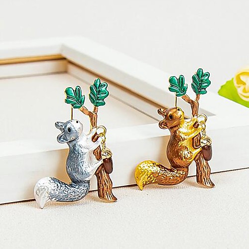 

Women's Brooches Animals Brooch Jewelry Gold Gray For Daily Wear
